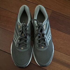 Saucony Gray Athletic Shoes with Breathable Mesh